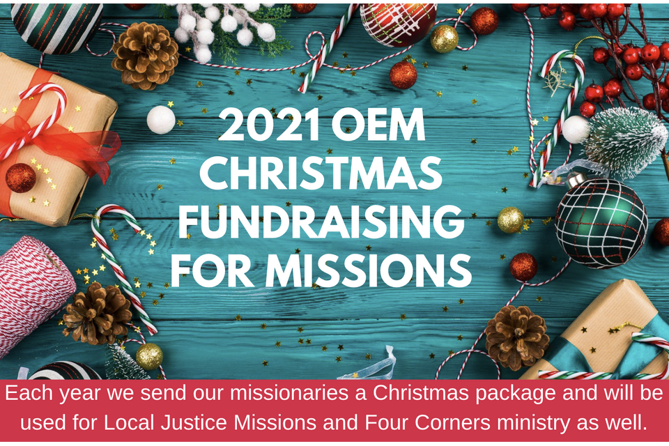 2021 Christmas Fundraising for Missions